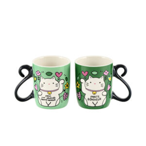 Mini mug houba  chat bonheur Derriere la Porte