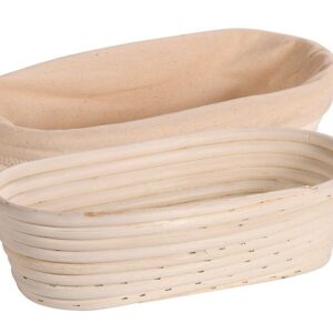 Cestino lievitazione ovale con fodera Kesper
